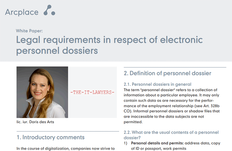 Electronic Personnel Dossiers